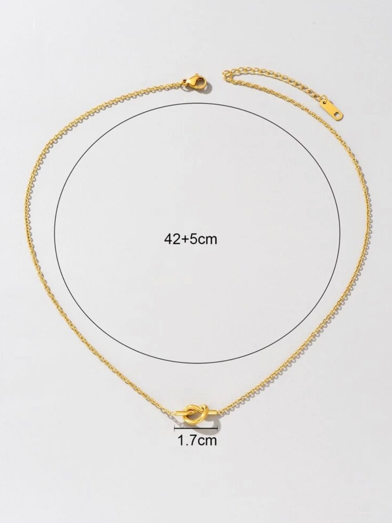 KNOTTED NECKLACE WITH FREE JEWELLERY BOX