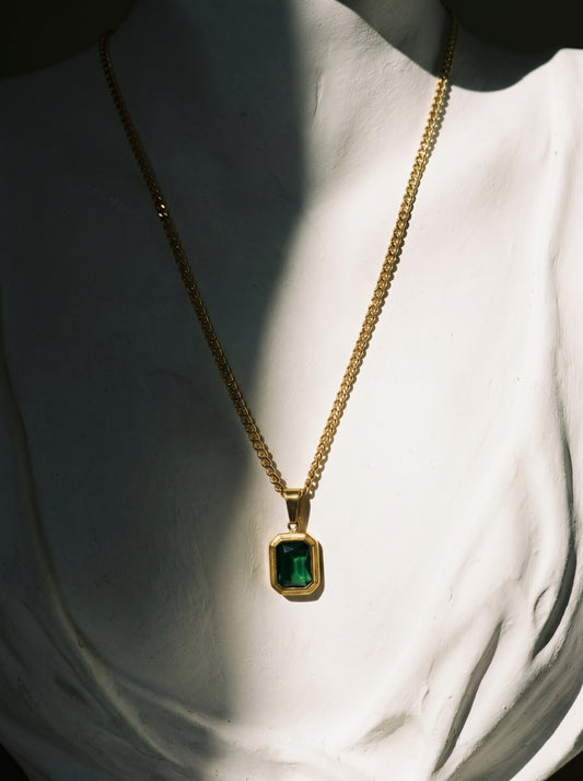 Emerald Cut Pendant