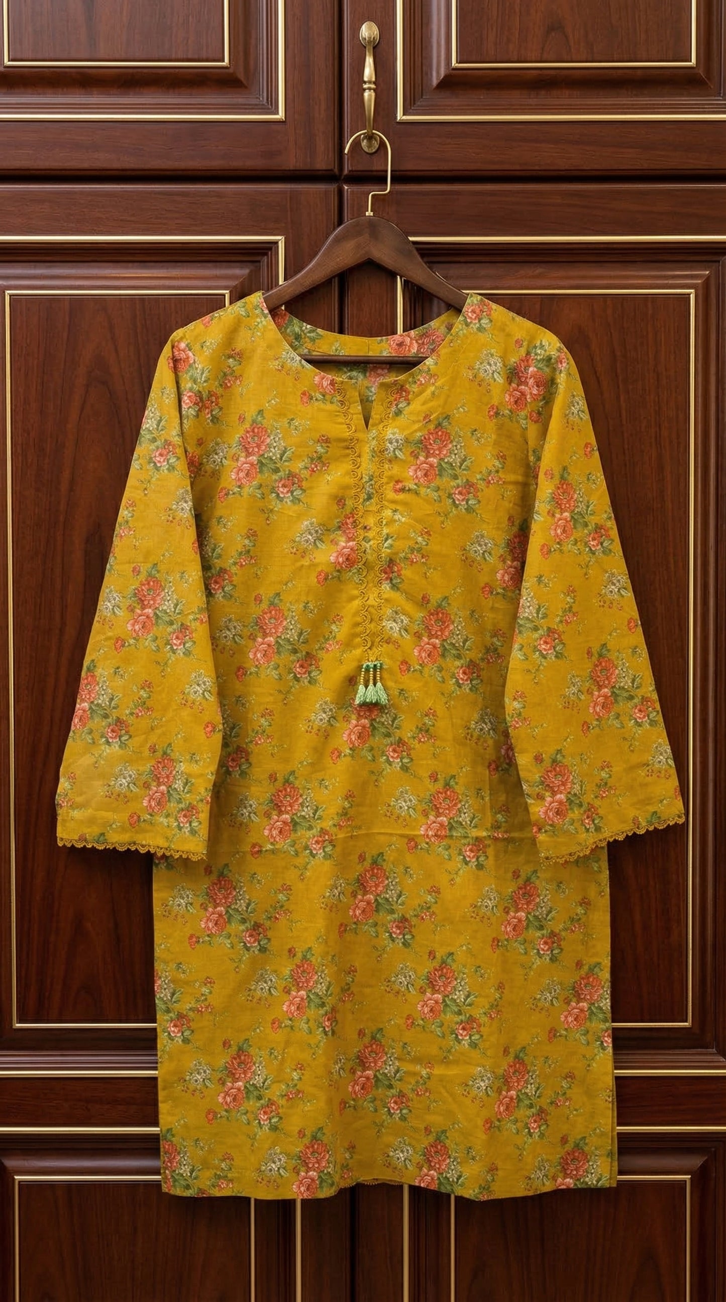 2-Piece Printed Lawn Suit