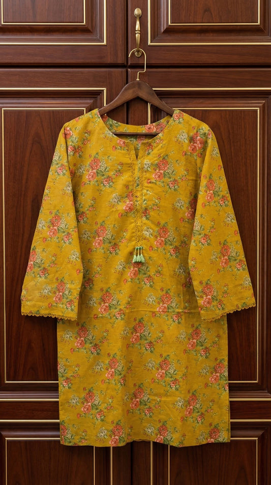 2-Piece Printed Lawn Suit