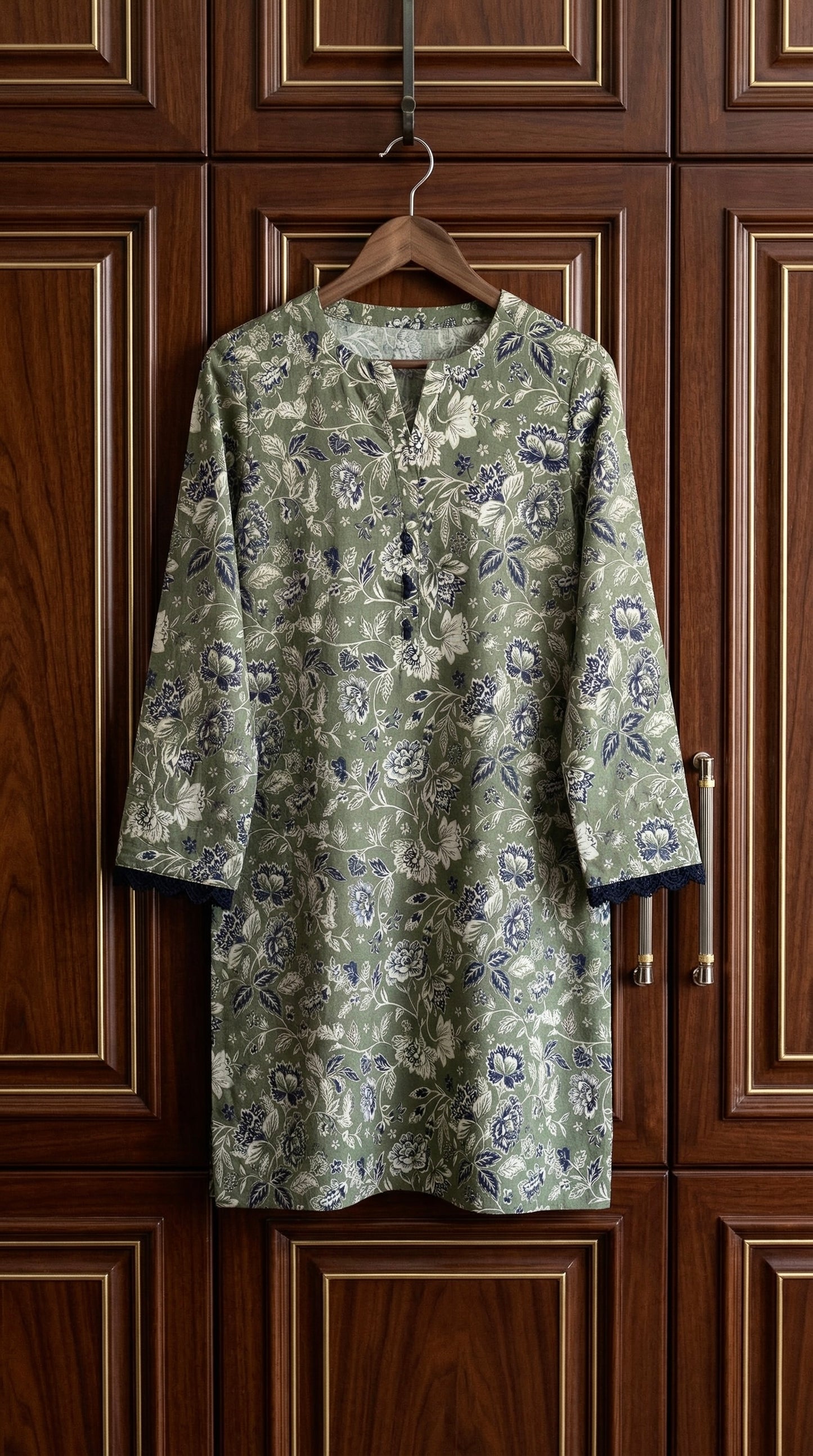 2-Piece Lawn Suit with Farshi Shalwar