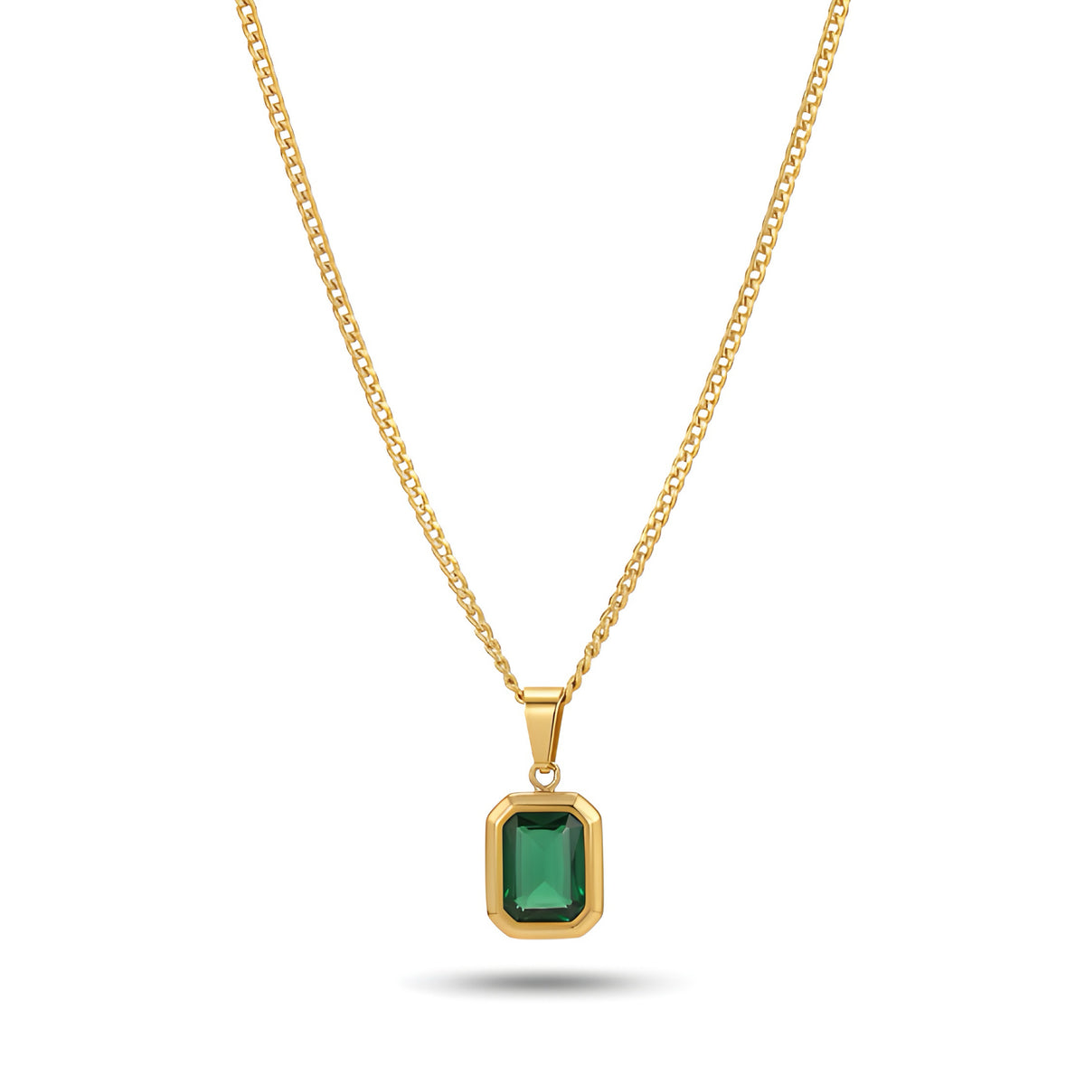 Emerald Cut Pendant
