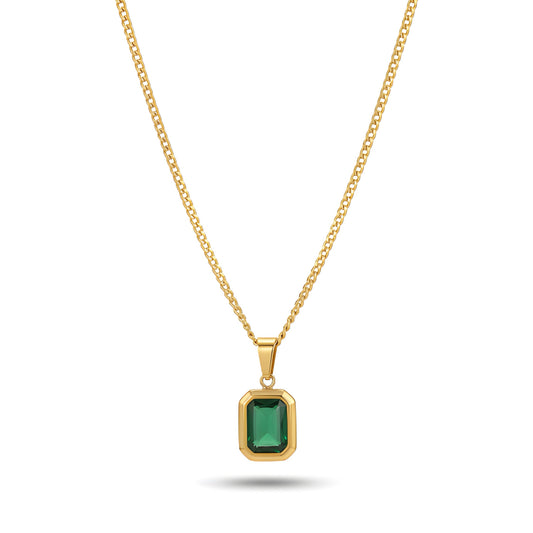 Emerald Cut Pendant