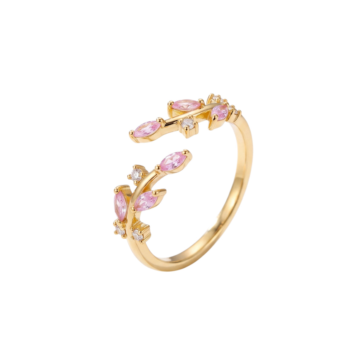 Rosé Vine Ring