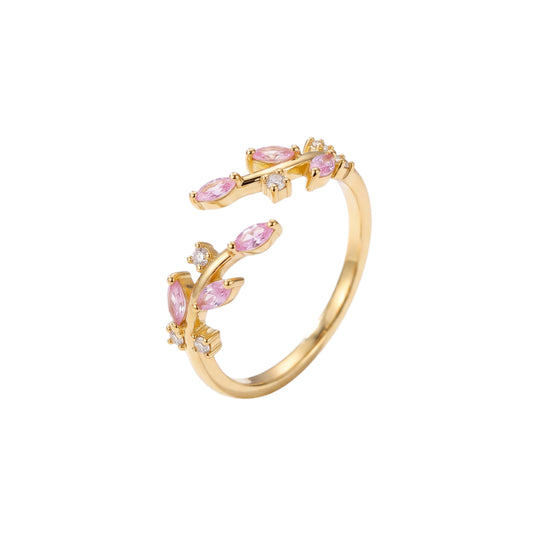 Rosé Vine Ring